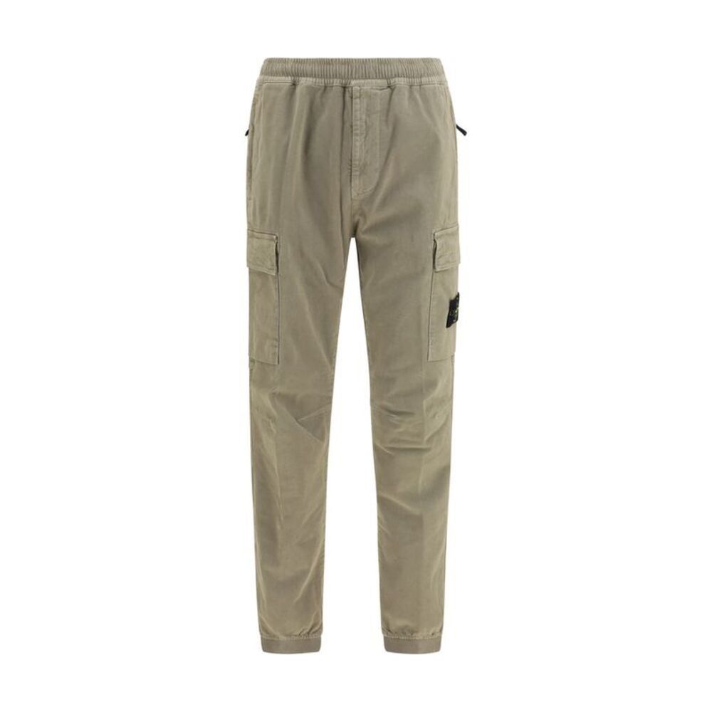 Stone Island Bicolor Cotton Cargo Men's Pants
